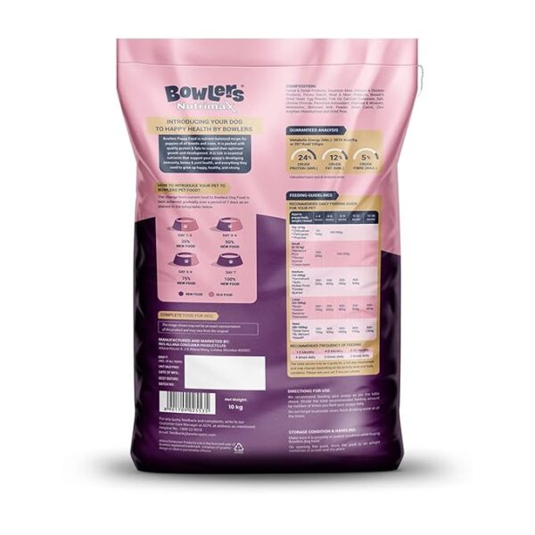 Bowlers Dog Food Puppy 10 KG - Image 3
