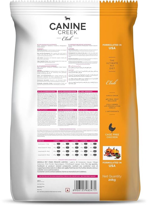 Canine Creek Dog Food 20KG Breeder Pack - Image 2