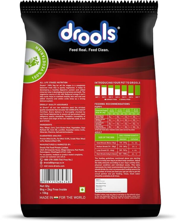 Drools Nutrition Dog Food 10 kg - Image 2